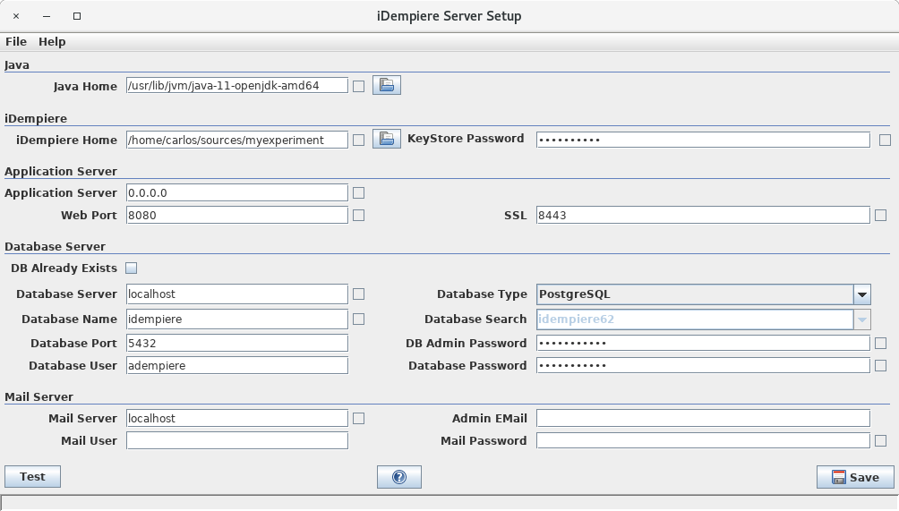 iDempiere Server Setup