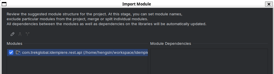 Import com.trekglobal.idempiere.rest.api Step 5