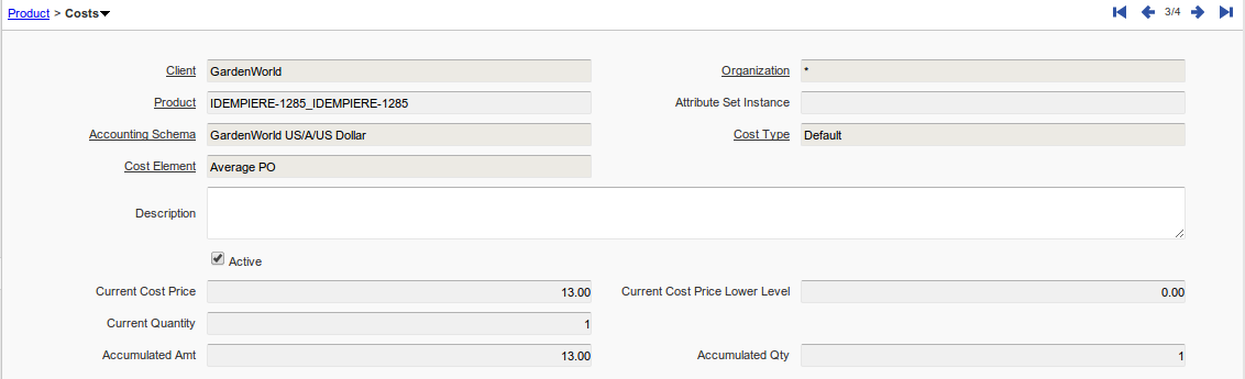 EstimatedLandedCost Product Cost 1