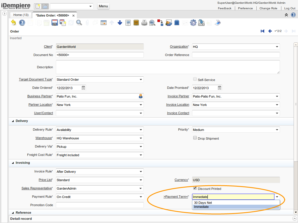 03 PaymentTermShortList