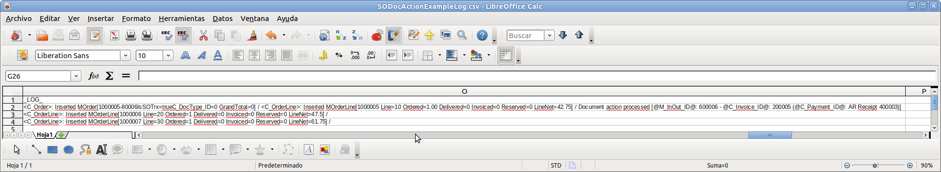 DocumentActionSalesOrderLog