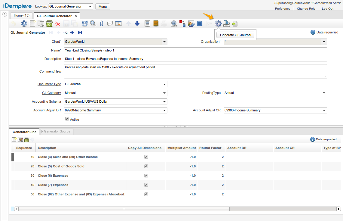 NF001 GLJournalGenerator001