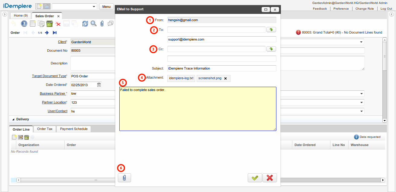 NF001 UserFeedback EmailSupport