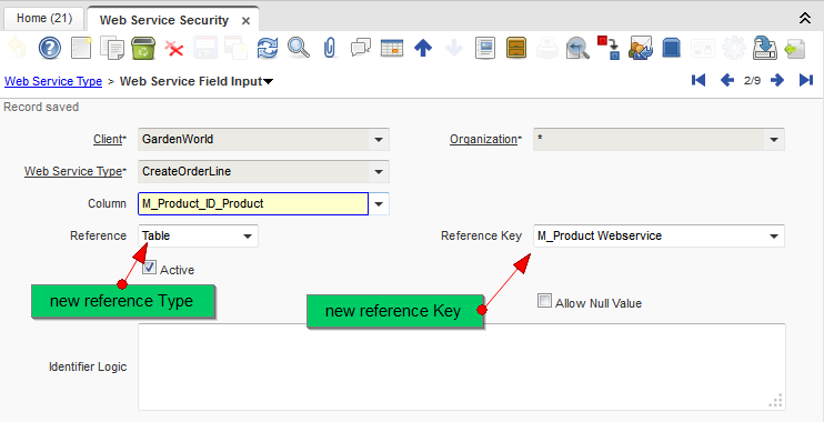 Reference OverRiding