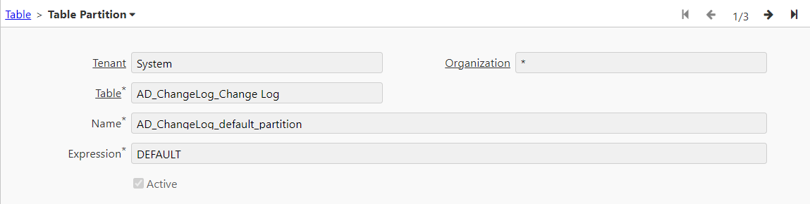 Table Partitioning Table Partition