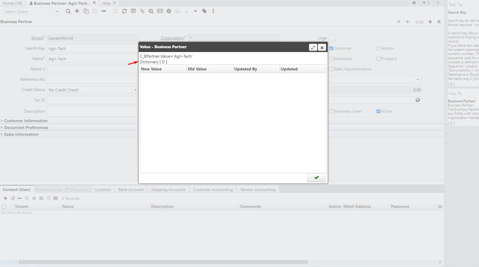 EntityType ChangeLog