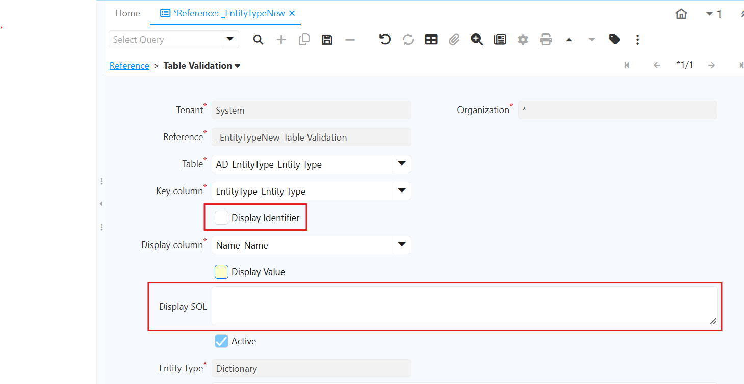 Idempiere 6163 logilite DisplaySql