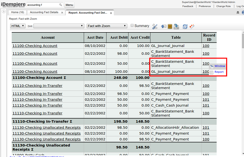 01 ZoomFromReportRecordID