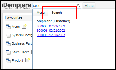 Enhanced iDempiere Search Definition