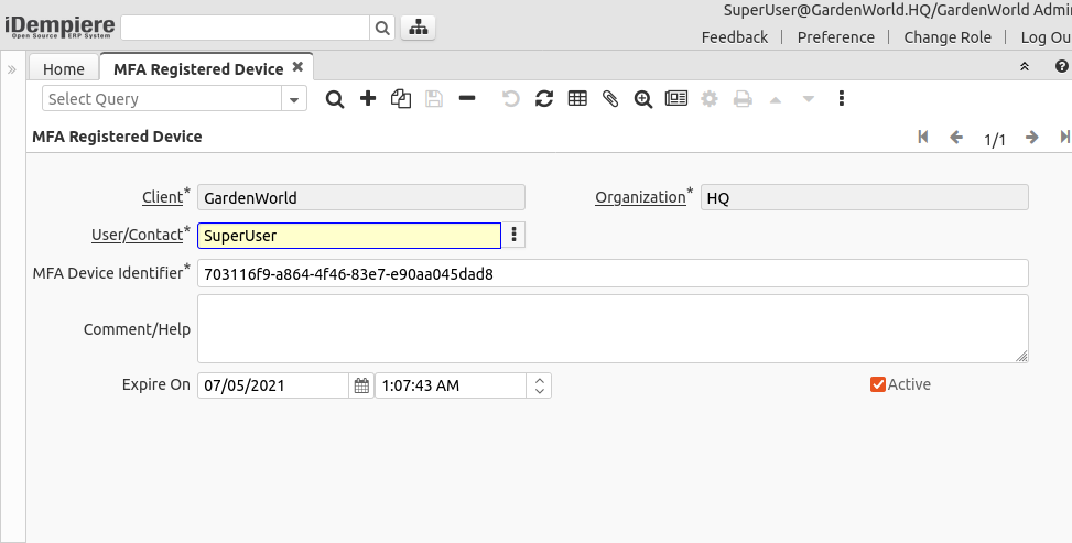 11 MFARegisteredDevice