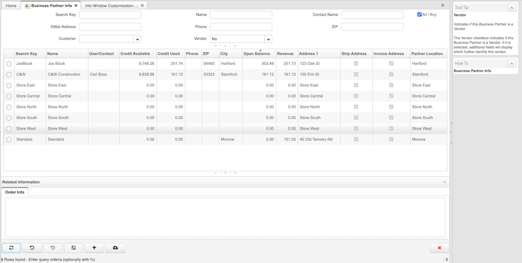 InfoWinfowBeforeCustomisation