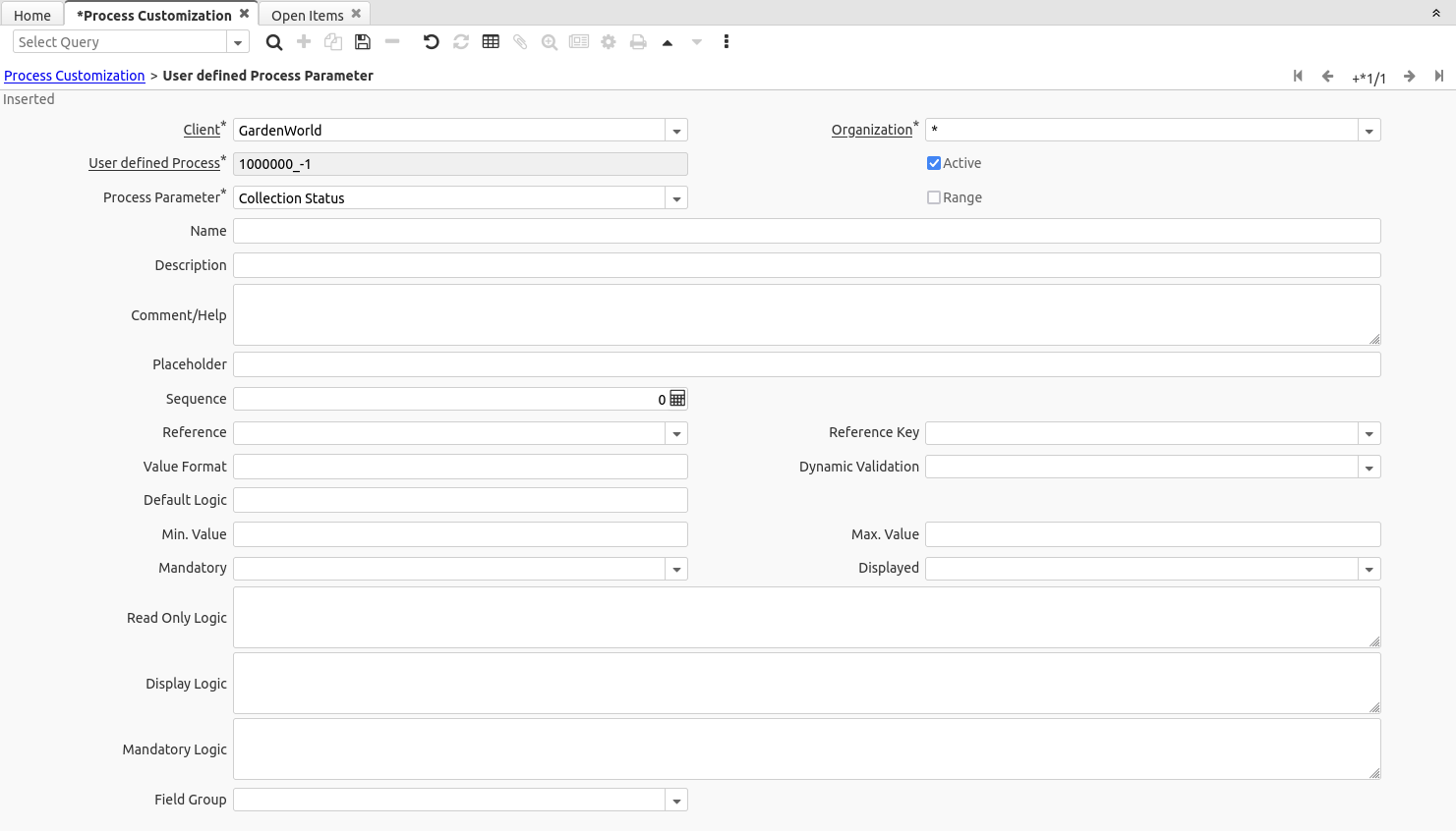 1994 Process Customization