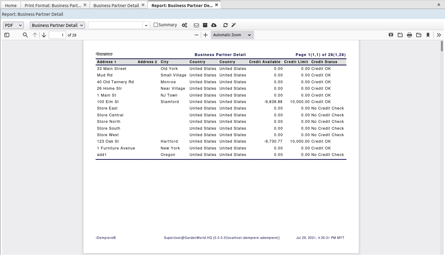 4894 BusinessPartnerDetails StandardHeaderFooter